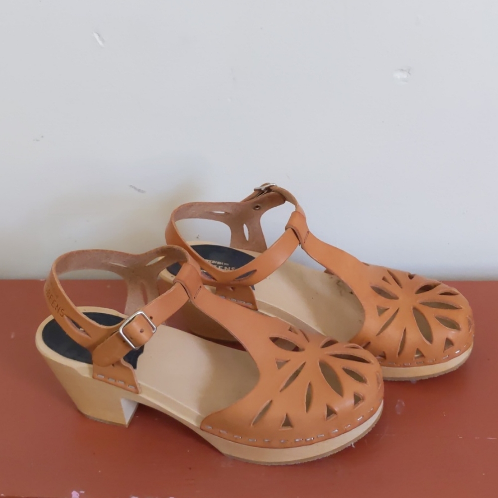 Swedish Hasbeens Lacy Sandal Nature 37 (7)